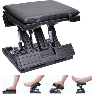 SurmountWay Foot Rest Under Desk,Stepless Height Adjustment, for Office Home Gaming Ergonomic Adjustable Footrest, Foldable Foot Rest with Massage Beads Removable Pad for All Seasons SurmountWay Foot Rest Under Desk,Stepless Height Adjustment, for Office Home Gaming Ergonomic Adjustable Footrest, Foldable Foot Rest with Massage Beads Removable Pad for All Seasons