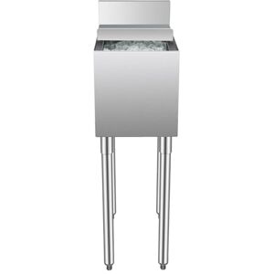 VEVOR Commercial Ice Bin, 28 L Underbar Ice Bin, 12 x 19 x 37 in Stainless Steel Ice Chest with Sliding Lid, Bottle Holders, Adjustable Bullet Feet, Cooler Cart Cocktail Unit for Bar Restaurant Pub VEVOR Commercial Ice Bin, 28 L Underbar Ice Bin, 12 x 19 x 37 in Stainless Steel Ice Chest with Sliding Lid, Bottle Holders, Adjustable Bullet Feet, Cooler Cart Cocktail Unit for Bar Restaurant Pub