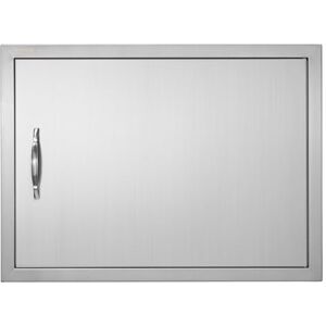 VEVOR Stainless Steel BBQ Access Door, 27x20 Inch Vertical Wall Door With Handle, For Grilling Station, Outdoor Kitchen VEVOR Stainless Steel BBQ Access Door, 27x20 Inch Vertical Wall Door With Handle, For Grilling Station, Outdoor Kitchen