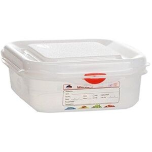 Genware NEV-12370 GN Storage Box, 1/6 65 mm Deep, 1.1 L (Pack of 6) Genware NEV-12370 GN Storage Box, 1/6 65 mm Deep, 1.1 L (Pack of 6)