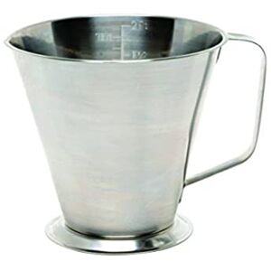 Genware NEV-16510 Graduated Jug, Stainless Steel, 1 L/2Pt Genware NEV-16510 Graduated Jug, Stainless Steel, 1 L/2Pt
