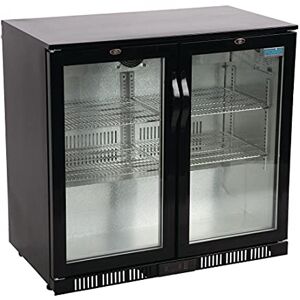 POLAR REFRIGERATION G-Series 230 W Back Bar Cooler with Hinged Doors 198 Litre, Black, Size: 850(H)x900(W)x520(D)mm, 2°C to 8°C, Energy Rating D, 4x Adjustable Shelves, GL012 POLAR REFRIGERATION G-Series 230 W Back Bar Cooler with Hinged Doors 198 Litre, Black, Size: 850(H)x900(W)x520(D)mm, 2°C to 8°C, Energy Rating D, 4x Adjustable Shelves, GL012