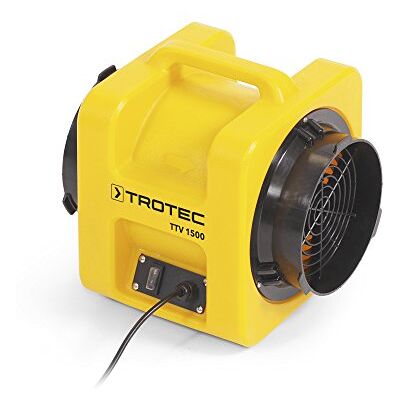 TROTEC TTV 1500 Axial Fan Extractor Fan 1,050 m³/h Yellow 30.4 L x 38.4 H x 34.4 W (cm) 34.4 watts 3 Speeds 3 Power Levels Remote Controlled Professional Fan Craft Industry TROTEC TTV 1500 Axial Fan Extractor Fan 1,050 m³/h Yellow 30.4 L x 38.4 H x 34.4 W (cm) 34.4 watts 3 Speeds 3 Power Levels Remote Controlled Professional Fan Craft Industry