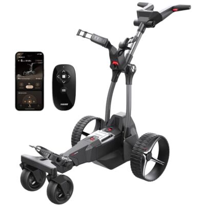 NAVEE Birdie 3 Remote Electric Golf Trolley – Compact One-Touch Folding Golf Cart, Dual Motors, 220Wh Battery for 36 Holes, 4+1 Wheel Stability System, App Control & Power-Assist Mode NAVEE Birdie 3 Remote Electric Golf Trolley – Compact One-Touch Folding Golf Cart, Dual Motors, 220Wh Battery for 36 Holes, 4+1 Wheel Stability System, App Control & Power-Assist Mode