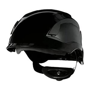 Securefit 3M X5500 Safety Helmet, Non-vented, CE, Black, X5512NVE-CE Securefit 3M X5500 Safety Helmet, Non-vented, CE, Black, X5512NVE-CE