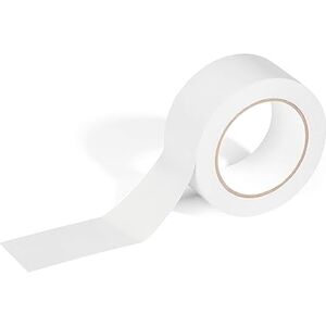 Durable DURALINE Floor Marking Tape Self-Adhesive Temporary Marking Tape 33 Metre Roll Quick & Easy Application Perfect for Temporary Marking White Durable DURALINE Floor Marking Tape Self-Adhesive Temporary Marking Tape 33 Metre Roll Quick & Easy Application Perfect for Temporary Marking White