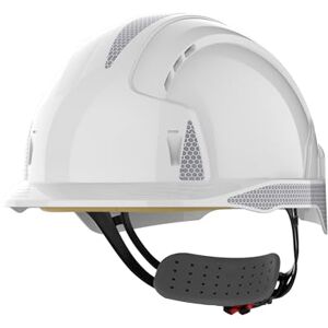 JSP EVOLite Lightweight ABS Safety Helmet CR2 Wheel Ratchet, Vented, White, (AJB170-400-100) JSP EVOLite Lightweight ABS Safety Helmet CR2 Wheel Ratchet, Vented, White, (AJB170-400-100)