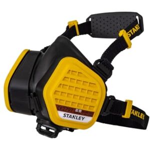 Stanley A1P3 Half Mask Respirator with Face-Fit Check, 99.97% Filtration, Activated Carbon Filters, Paint, Pesticide & Organic Gas Protection, Reusable Low-Resistance Breathing Mask Medium/Large Stanley A1P3 Half Mask Respirator with Face-Fit Check, 99.97% Filtration, Activated Carbon Filters, Paint, Pesticide & Organic Gas Protection, Reusable Low-Resistance Breathing Mask Medium/Large