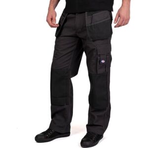 Lee Workwear LCPNT216 Mens Multi Pocket with Knee Pad Pockets Fixed Holster Work Cargo Trouser,Grey/Black,36W/31L Lee Workwear LCPNT216 Mens Multi Pocket with Knee Pad Pockets Fixed Holster Work Cargo Trouser,Grey/Black,36W/31L