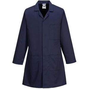 Portwest 2852 Standard Lab Coat Unisex Work Jacket Chore Coat Durable Kingsmill Polycotton Professional Workwear 3 Pockets Stud Front, Navy, XXXL Portwest 2852 Standard Lab Coat Unisex Work Jacket Chore Coat Durable Kingsmill Polycotton Professional Workwear 3 Pockets Stud Front, Navy, XXXL