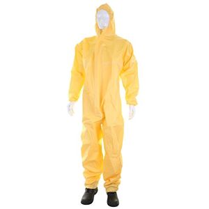 Beeswift SMS DISPOSABLE COVERALL YELLOW XL Beeswift SMS DISPOSABLE COVERALL YELLOW XL