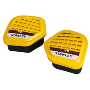 Stanley A1P3 Replacement Filters, Twin Pack for Half Mask Respirator, 99.97% Filtration for Organic Vapours, Solvents, Pesticides, Paint Fumes & Dust, Easy Fit Filters with Low Breathing Resistance Stanley A1P3 Replacement Filters, Twin Pack for Half Mask Respirator, 99.97% Filtration for Organic Vapours, Solvents, Pesticides, Paint Fumes & Dust, Easy Fit Filters with Low Breathing Resistance