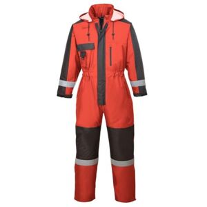 Portwest S585 Men's Hi Vis Winter Work Overalls Waterproof Protective Boiler Suit 300D Polyester Coveralls Durable Thermal Lined Workwear Rain Suit Red, XX-Large Portwest S585 Men's Hi Vis Winter Work Overalls Waterproof Protective Boiler Suit 300D Polyester Coveralls Durable Thermal Lined Workwear Rain Suit Red, XX-Large