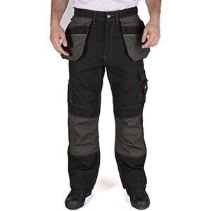 Lee Workwear LCPNT224 Mens Contrast Multi & Holster Pocket Kneepad Work Safety Cargo Pants Trousers, Black, 38W / 31L Lee Workwear LCPNT224 Mens Contrast Multi & Holster Pocket Kneepad Work Safety Cargo Pants Trousers, Black, 38W / 31L