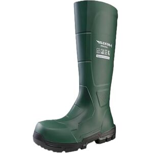 Dunlop JobGUARD S5 Unisex Full Safety Waterproof Industrial Work Boots, Heritage Green, Chemical and Slip Resistant PVC Wellies with Steel Toecap and Midsole for Outdoor and Construction EU43, UK9 Dunlop JobGUARD S5 Unisex Full Safety Waterproof Industrial Work Boots, Heritage Green, Chemical and Slip Resistant PVC Wellies with Steel Toecap and Midsole for Outdoor and Construction EU43, UK9