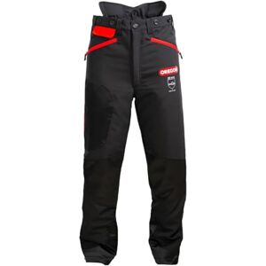Oregon Waipoua Chainsaw Protective Safety Trousers,Type A Class 1 Chainsaw Protection, Adjustable Lightweight Breathable Re-enforced Clothing, Size XL/EU 54-56 Black/Red (295466/XL) Oregon Waipoua Chainsaw Protective Safety Trousers,Type A Class 1 Chainsaw Protection, Adjustable Lightweight Breathable Re-enforced Clothing, Size XL/EU 54-56 Black/Red (295466/XL)