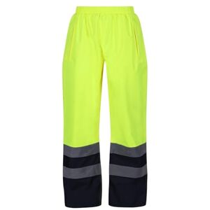 Regatta TRW505 20790 Professional Hi-Vis Waterproof and Breathable Over trousers, Yellow/Navy, XXL Regatta TRW505 20790 Professional Hi-Vis Waterproof and Breathable Over trousers, Yellow/Navy, XXL