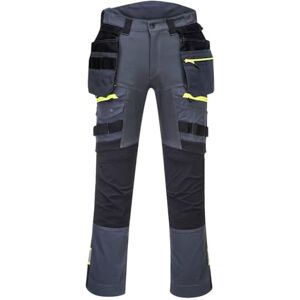 Portwest DX440 Lightweight Detachable Holster Work Trousers Mens Multi Pockets Stretch Safety Workwear Cargo Combat Pants with Free Knee Pads Metal Grey, 36 Portwest DX440 Lightweight Detachable Holster Work Trousers Mens Multi Pockets Stretch Safety Workwear Cargo Combat Pants with Free Knee Pads Metal Grey, 36