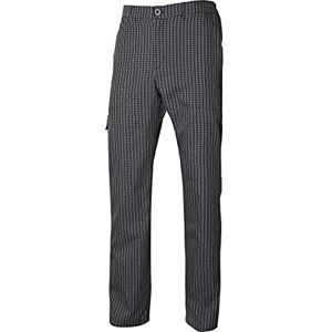 VELILLA Pantalón De Cocina A Cuadros Multibolsillos Chefs Trousers, Black Chequered, XXL VELILLA Pantalón De Cocina A Cuadros Multibolsillos Chefs Trousers, Black Chequered, XXL