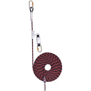 JSP Guided Type Fall Arrester with Energy Absorber & Karabiner c/w 10m Anchorage Line JSP Guided Type Fall Arrester with Energy Absorber & Karabiner c/w 10m Anchorage Line