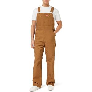 Dickies , Men's, CLASSIC BIB OVERALLS, RINSED BROWN, 34W / 30L Dickies , Men's, CLASSIC BIB OVERALLS, RINSED BROWN, 34W / 30L