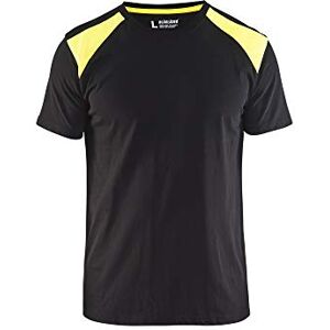 BLÅKLÄDER Blakläder 337910429933XXL T-Shirt, Black/Yellow, 2X-Large BLÅKLÄDER Blakläder 337910429933XXL T-Shirt, Black/Yellow, 2X-Large