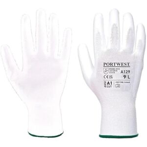 Portwest PU Palm Glove Full Carton (480), Size: XL, Colour: White, A129WHRXL Portwest PU Palm Glove Full Carton (480), Size: XL, Colour: White, A129WHRXL