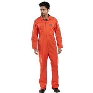 Beeswift SUPER CLICK HEAVY WEIGHT BOILERSUIT ORANGE 36 Beeswift SUPER CLICK HEAVY WEIGHT BOILERSUIT ORANGE 36