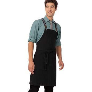 Chef Works Berkeley Work Utility, Jet Black Bib Apron, One Size Chef Works Berkeley Work Utility, Jet Black Bib Apron, One Size