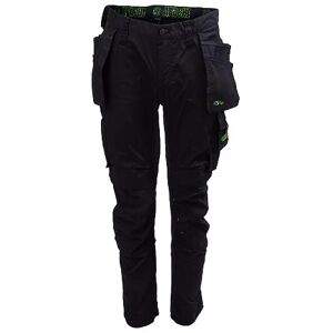 Apache Workwear Bancroft Slim Fit Trouser Black/Grey Size 33 Leg 32 Waist Holster Pockets Twin Velcro Tool Holder Knee Pad Pockets 3D Stretch and Cordura Fabric Apache Workwear Bancroft Slim Fit Trouser Black/Grey Size 33 Leg 32 Waist Holster Pockets Twin Velcro Tool Holder Knee Pad Pockets 3D Stretch and Cordura Fabric