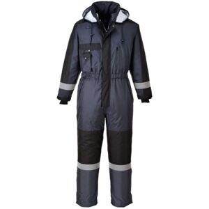 Portwest S585 Men's Hi Vis Winter Work Overalls Waterproof Protective Boiler Suit 300D Polyester Coveralls Durable Thermal Lined Workwear Rain Suit Navy, Large Portwest S585 Men's Hi Vis Winter Work Overalls Waterproof Protective Boiler Suit 300D Polyester Coveralls Durable Thermal Lined Workwear Rain Suit Navy, Large