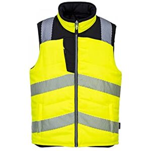 Portwest PW374 PW3 Men's Hi-Vis Reversible Bodywarmer Reflective High Viz Outdoor Safety Security Gilet Workwear Sleeveless Vest, Yellow/Black, XL Portwest PW374 PW3 Men's Hi-Vis Reversible Bodywarmer Reflective High Viz Outdoor Safety Security Gilet Workwear Sleeveless Vest, Yellow/Black, XL