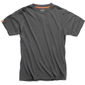 Scruffs Mens Eco Graphite Worker T-Shirt, Graphite, 3XL UK Scruffs Mens Eco Graphite Worker T-Shirt, Graphite, 3XL UK
