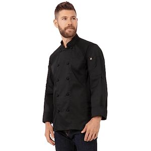 Chef Works Men's Cbc01blks Chef's Jacket, Black, S Chef Works Men's Cbc01blks Chef's Jacket, Black, S