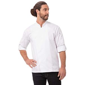 Chef Works Men's Lansing Chef Coat Jackets, White, M Chef Works Men's Lansing Chef Coat Jackets, White, M