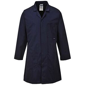 Portwest C852 Engineering Lab Coat Hard Wearing Food Hygiene General Laboratory Workwear Uniform Overcoat Navy XX-Large Portwest C852 Engineering Lab Coat Hard Wearing Food Hygiene General Laboratory Workwear Uniform Overcoat Navy XX-Large