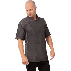 Chef Works Men's CEZ01BLKL Chef's Jacket Black Large Chef Works Men's CEZ01BLKL Chef's Jacket Black Large