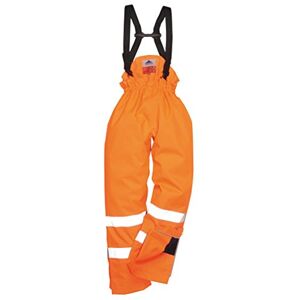 Portwest Bizflame Rain Unlined Hi-Vis Antistatic FR Trouser, Size: M, Colour: Orange, S780ORRM Portwest Bizflame Rain Unlined Hi-Vis Antistatic FR Trouser, Size: M, Colour: Orange, S780ORRM