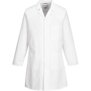 Portwest 2852 Standard Lab Coat Unisex Work Jacket Chore Coat Durable Kingsmill Polycotton Professional Workwear 3 Pockets Stud Front, White, 5XL Portwest 2852 Standard Lab Coat Unisex Work Jacket Chore Coat Durable Kingsmill Polycotton Professional Workwear 3 Pockets Stud Front, White, 5XL