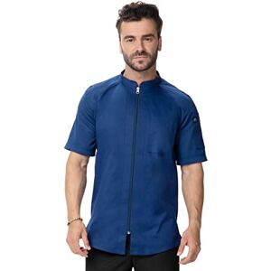 Chef Works Men's Arcadia Chef Coat, Ocean Blue, M Chef Works Men's Arcadia Chef Coat, Ocean Blue, M