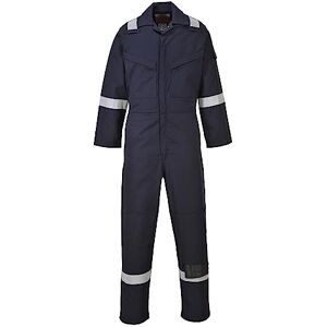 Portwest FR50 Men's Bizflame Work FR Coverall Flame Resistant Hi Vis Anti-Static Arc Proof Safety Overalls Reflective Knee Pad Pockets CE Certified Offshore Workwear, Navy, XL Portwest FR50 Men's Bizflame Work FR Coverall Flame Resistant Hi Vis Anti-Static Arc Proof Safety Overalls Reflective Knee Pad Pockets CE Certified Offshore Workwear, Navy, XL