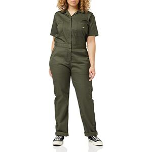 Dickies , Women's, SS FLEX COVERALL, MOSS GREEN, XS Dickies , Women's, SS FLEX COVERALL, MOSS GREEN, XS