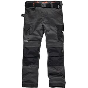 Scruffs Men's Pro Flex Workwear Trousers, Grey (Graphite 001), 28W Short UK Scruffs Men's Pro Flex Workwear Trousers, Grey (Graphite 001), 28W Short UK