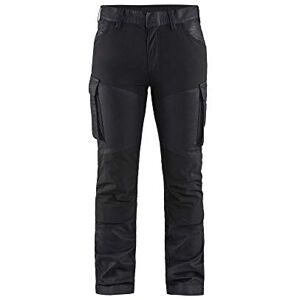 BLÅKLÄDER Blaklader 714711478999D23 Stretch Work Trousers, Navy/Black, Size D23 BLÅKLÄDER Blaklader 714711478999D23 Stretch Work Trousers, Navy/Black, Size D23