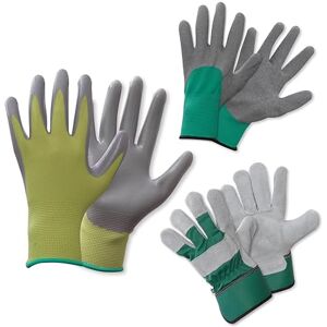 Jackson Kew Gardens Collection Gloves Trio 3 Pack Seeding & Weeding, Garden Master and Rigger Style Pack of Gloves (3 Pairs Medium) Jackson Kew Gardens Collection Gloves Trio 3 Pack Seeding & Weeding, Garden Master and Rigger Style Pack of Gloves (3 Pairs Medium)