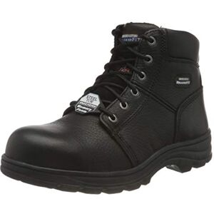 Skechers Men's Workshire Classic Boots, Black Embossed Leather, 11 UK Skechers Men's Workshire Classic Boots, Black Embossed Leather, 11 UK
