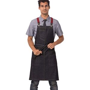 Chef Works Unisex's ABS01IBL0 Work Utility Apron Indigo Blue W/Wine Suspenders One Size Chef Works Unisex's ABS01IBL0 Work Utility Apron Indigo Blue W/Wine Suspenders One Size