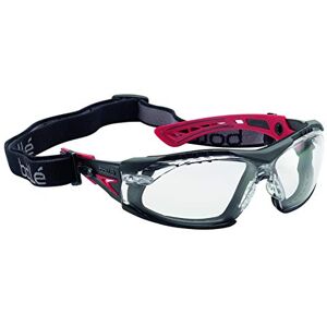 bollé RUSHPFSPSI One Size "Rush+" Safety Spectacles with Foam Edge and Strap Red/Black bollé RUSHPFSPSI One Size "Rush+" Safety Spectacles with Foam Edge and Strap Red/Black