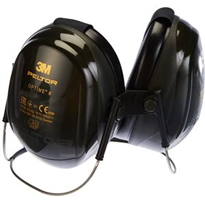 3M PELTOR Optime II Earmuffs, 31 dB, Green, Neckband, H520B-408-GQ 3M PELTOR Optime II Earmuffs, 31 dB, Green, Neckband, H520B-408-GQ