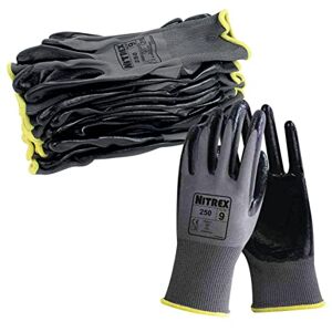 NITREX 250 Work Gloves General Handling Safety Gloves, Abrasion Resistant Nitrile Palm Coating, Polyester Liner, Enhanced Grip, Mechanical and Industrial Protection 10 Pairs Size 10 NITREX 250 Work Gloves General Handling Safety Gloves, Abrasion Resistant Nitrile Palm Coating, Polyester Liner, Enhanced Grip, Mechanical and Industrial Protection 10 Pairs Size 10